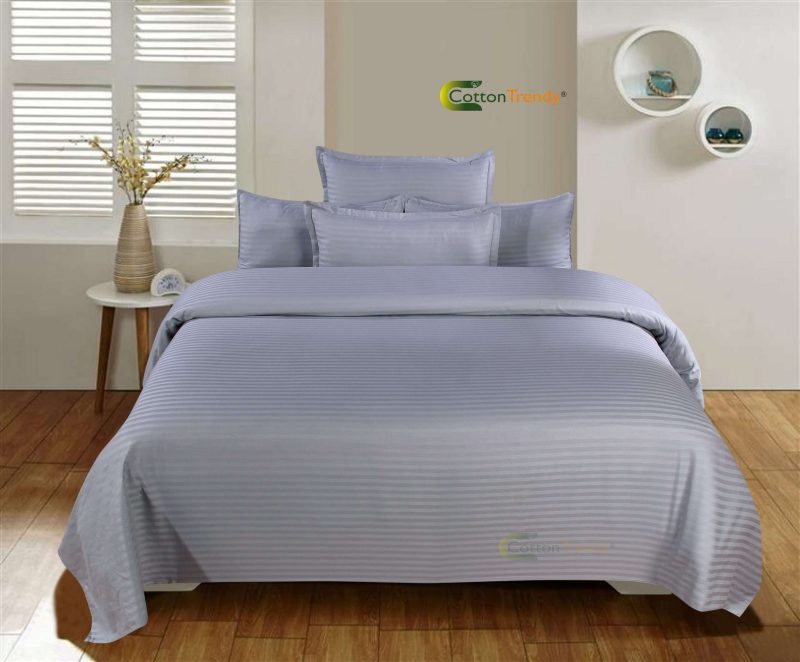 Silver Grey bedsheet double bed