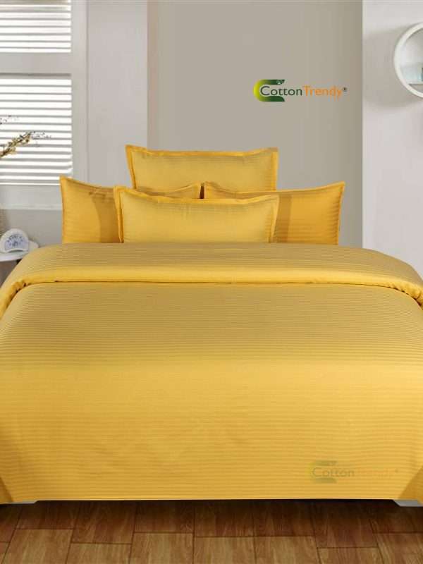 Yellow double bedsheet